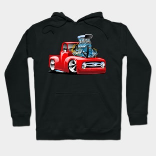 American Classic Hot Rod Pickup Truck Cartoon Hoodie